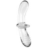 Satisfyer Gode en verre Double Crystal 18.5 x 3.5cm Transparent